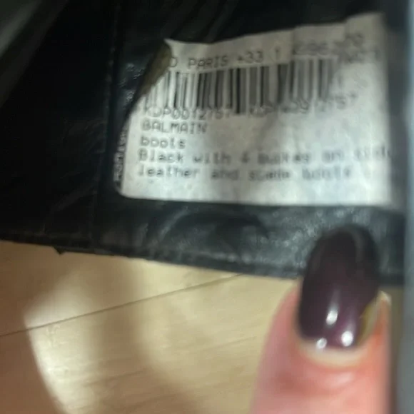 Balmain x Giuseppe Zanotti biker heeled boots / 39 - Picture 8 of 8
